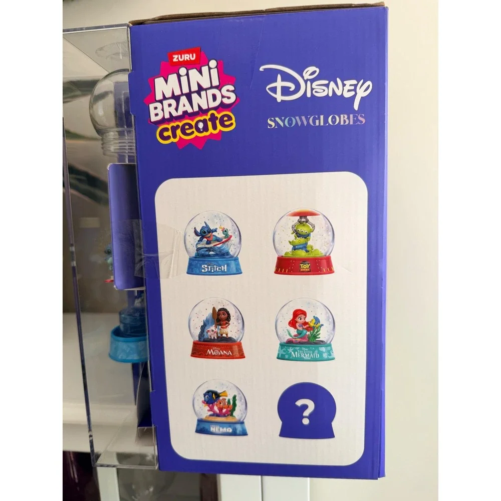 FULL DISPLAY 24 ZURU Mini Brands Create Disney Snow Globes Series 1 SEALED